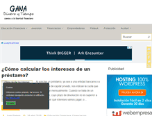 Tablet Screenshot of ganadineroytiempo.com